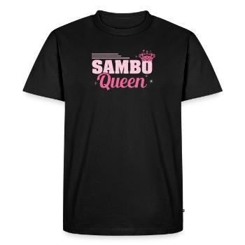Fantastic Russian wrestling from Sambo Queen - Men's Premium Organic T-Shirt - black - Front - Nico (187cm)