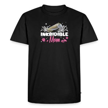 Fantastic Squid Pun Ink-Ridible Mom for - Men's Premium Organic T-Shirt - black - Front - Nico (187cm)