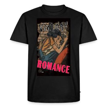 VINTAGE ROMANCE 6 By Yume Origins - Men's Premium Organic T-Shirt - black - Front - Nico (187cm)