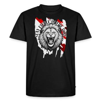 Stay fierce in the Dirt - Men's Premium Organic T-Shirt - black - Front - Nico (187cm)