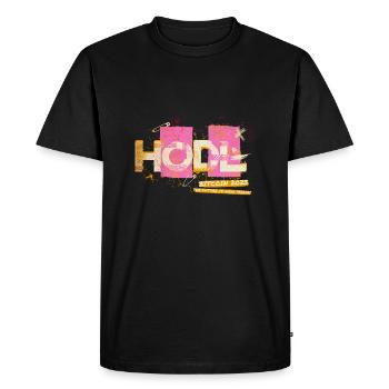 Bitcoin 2023 (Miami) - The Future is Now, Miami - Men's Premium Organic T-Shirt - black - Front - Nico (187cm)