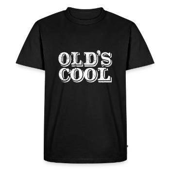 Old’S Cool - Oldschool - Autrefois tout était mieux - T-shirt Premium bio Homme - noir - Devant - Nico (187cm)
