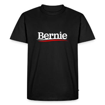 Bernie - Men's Premium Organic T-Shirt - black - Front - Nico (187cm)