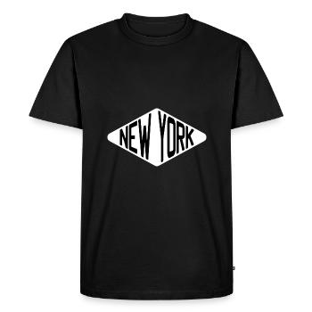 New York - T-shirt Premium bio Homme - noir - Devant - Nico (187cm)