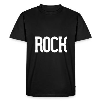Jupe - T-shirt Premium bio Homme - noir - Devant - Nico (187cm)