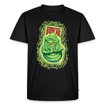 SOS Fantômes Please Don't Bust Me Bouffe-tout - T-shirt Premium bio Homme - noir - Devant - Nico (187cm)