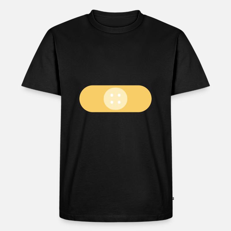 Pflaster Süß Pastellfarben - Männer Premium Bio T-Shirt - Schwarz