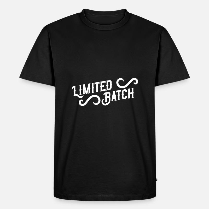 Limited Batch - Männer Premium Bio T-Shirt - Schwarz