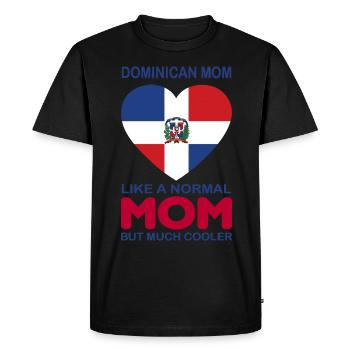 République dominicaine - T-shirt Premium bio Homme - noir - Devant - Nico (187cm)