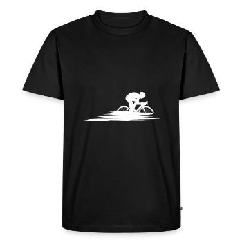 Cycling Road Bike Bicycle Gravel Time Trial Bike - Men's Premium Organic T-Shirt - black - Front - Nico (187cm)