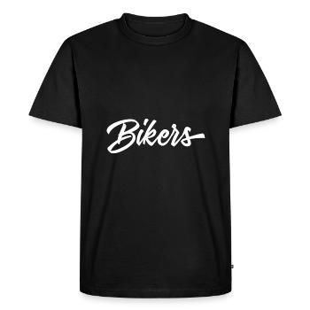 Bikers - Men's Premium Organic T-Shirt - black - Front - Nico (187cm)