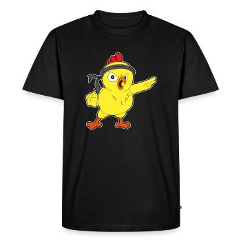 Poussins de karaté! - T-shirt Premium bio Homme - noir - Devant - Nico (187cm)