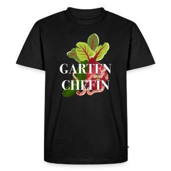 Garden - Men's Premium Organic T-Shirt - black - Front - Nico (187cm)