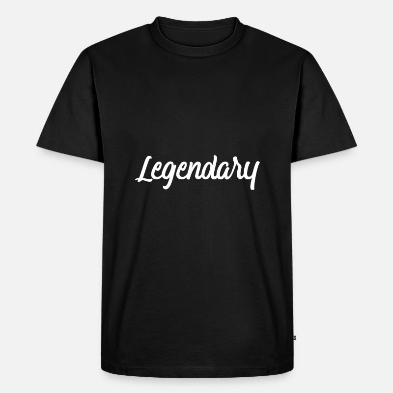 Legendary - Männer Premium Bio T-Shirt - Schwarz