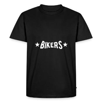 Bikers - Men's Premium Organic T-Shirt - black - Front - Nico (187cm)