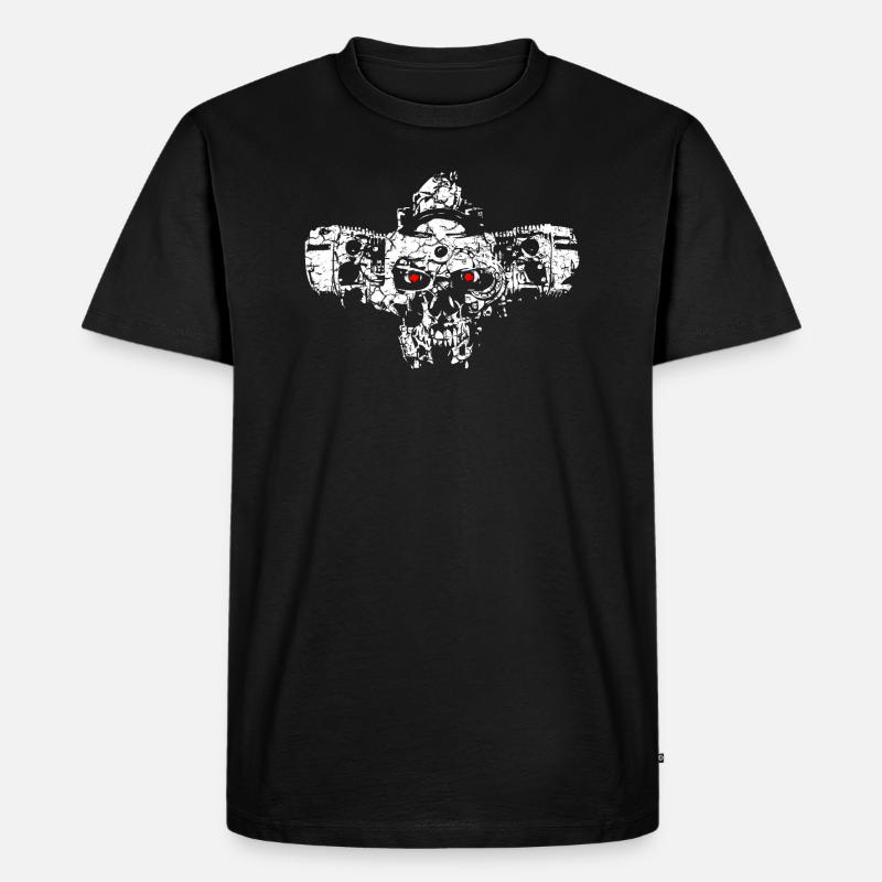 Motorrad Boxermotor - GS Terminator - Männer Premium Bio T-Shirt - Schwarz
