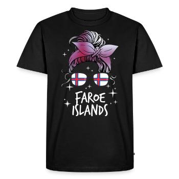 Îles Féroé - T-shirt Premium bio Homme - noir - Devant - Nico (187cm)