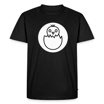 Chicks - T-shirt Premium bio Homme - noir - Devant - Nico (187cm)