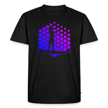 Standup Paddle Stand up Paddle Board Femmes - T-shirt Premium bio Homme - noir - Devant - Nico (187cm)