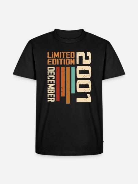 December 2001 - 2001 December - Men's Premium Organic T-Shirt - black