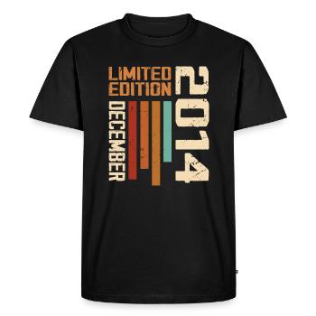 December 2014 - 2014 December - Men's Premium Organic T-Shirt - black - Front - Nico (187cm)