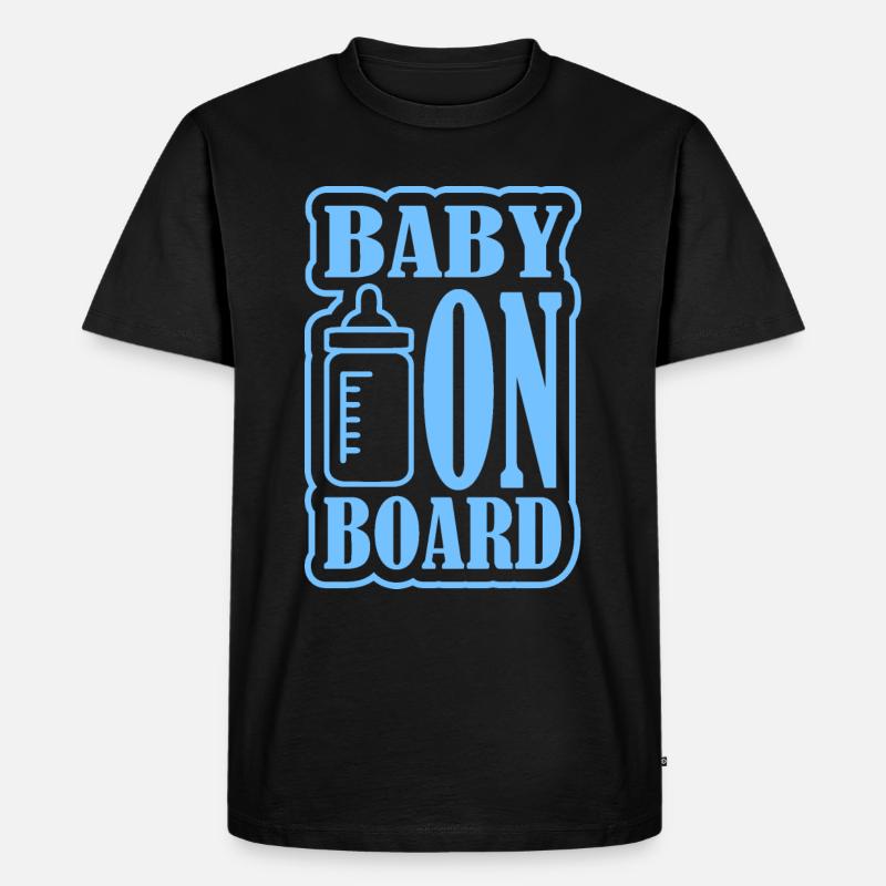 Bébé à bord - T-shirt Premium bio Homme - noir