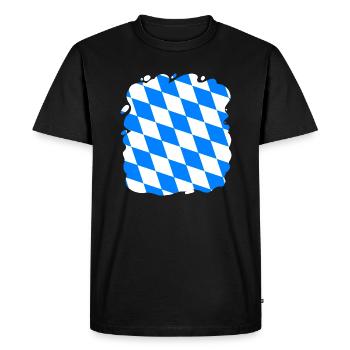 Le motif du drapeau de la Bavière est le cadeau parfait pour - T-shirt Premium bio Homme - noir - Devant - Nico (187cm)