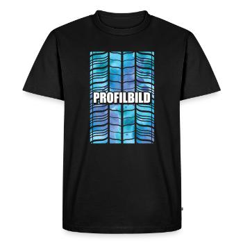 Image de profil Reifen Wortwitz Profil Idées cadeaux - T-shirt Premium bio Homme - noir - Devant - Nico (187cm)