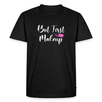 Mais premier cadeau de chemise de maquillage - T-shirt Premium bio Homme - noir - Devant - Nico (187cm)