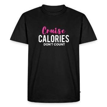 Croisière Calories Ne Comptez pas Chemise - T-shirt Premium bio Homme - noir - Devant - Nico (187cm)