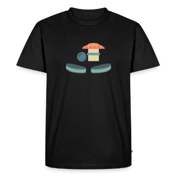 Pinball Pinball Machine Shirt Gift - Men's Premium Organic T-Shirt - black - Front - Nico (187cm)