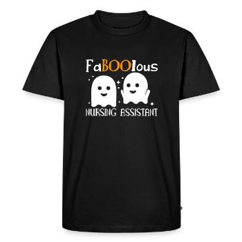 FaBOOlous Nursing Assistant T-Shirt Gift - Men's Premium Organic T-Shirt - black - Front - Nico (187cm)