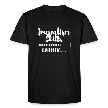 Journalism Skills Loading Shirt Gift - T-shirt Premium bio Homme - noir - Devant - Nico (187cm)