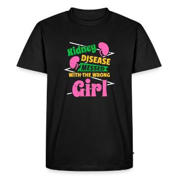 Cadeau de chemise d’escouade de dialyse - T-shirt Premium bio Homme - noir - Devant - Nico (187cm)