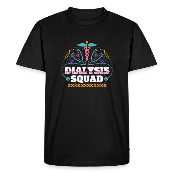 Cadeau de chemise d’escouade de dialyse - T-shirt Premium bio Homme - noir - Devant - Nico (187cm)