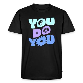 YOU DO YOU - Men's Premium Organic T-Shirt - black - Front - Nico (187cm)