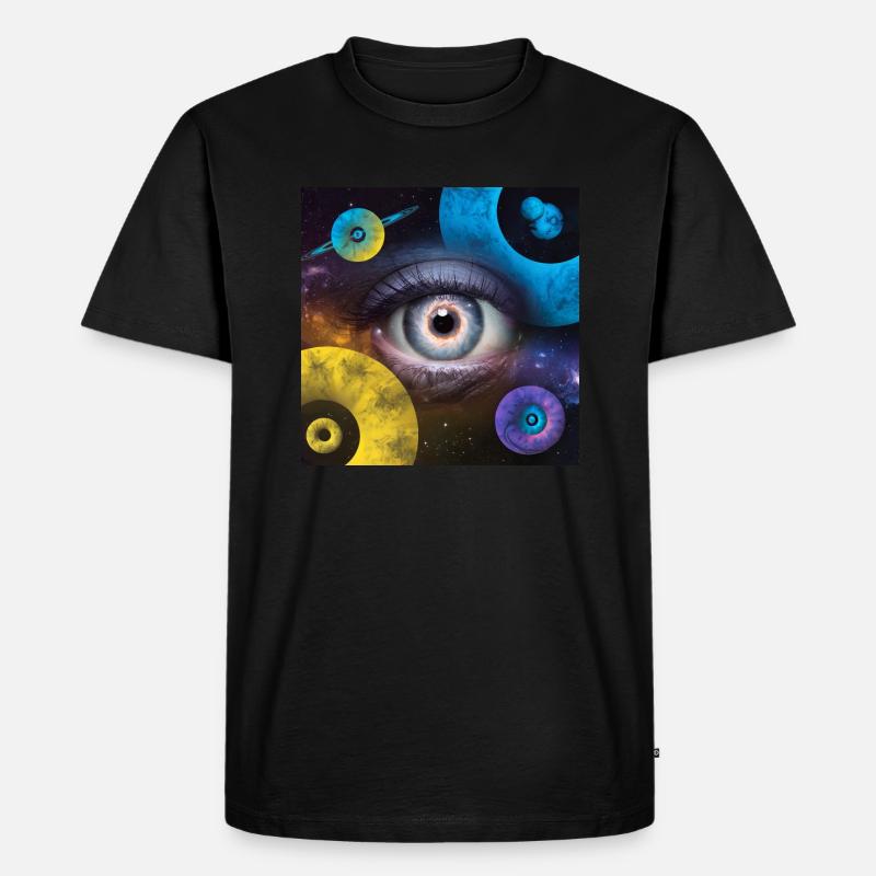 celestial 9 - Männer Premium Bio T-Shirt - Schwarz