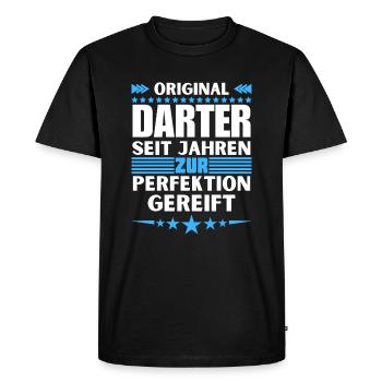 Dard mûri à la perfection - T-shirt Premium bio Homme - noir - Devant - Nico (187cm)