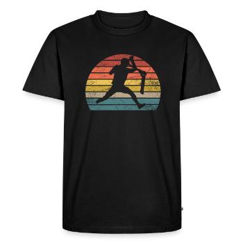 Scooter stunt - Men's Premium Organic T-Shirt - black - Front - Nico (187cm)