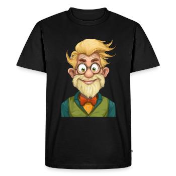 mad professor - Men's Premium Organic T-Shirt - black - Front - Nico (187cm)