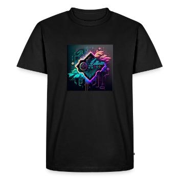 Les joueurs ne meurent pas, ils réapparaissent, Gaming Motif - T-shirt Premium bio Homme - noir - Devant - Nico (187cm)