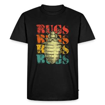 Biologie Entomologie - T-shirt Premium bio Homme - noir - Devant - Nico (187cm)