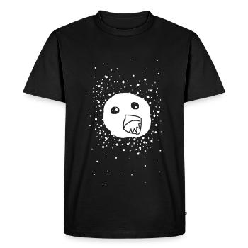 Monstre monstre fête - T-shirt Premium bio Homme - noir - Devant - Nico (187cm)