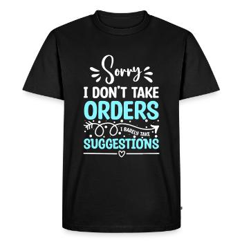 Service Gastronomie Cocktail - T-shirt Premium bio Homme - noir - Devant - Nico (187cm)