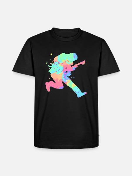 Guitarist - Men's Premium Organic T-Shirt - black