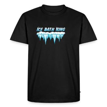 Cadeau de bain de glace Douche froide Fitness Bain de glace - T-shirt Premium bio Homme - noir - Devant - Nico (187cm)