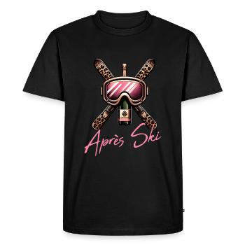 Soirée après-ski, cabane amusante pour l’enterrement de vie de garçon après le ski - T-shirt Premium bio Homme - noir - Devant - Nico (187cm)