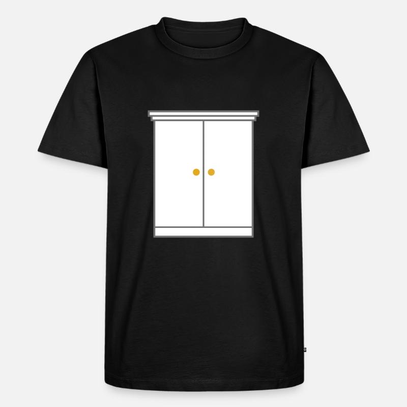 Wohnung Schrank Möbel - Männer Premium Bio T-Shirt - Schwarz