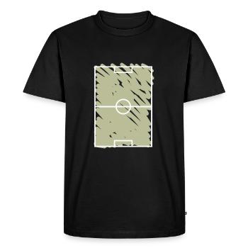Sport terrain de football terrain de football - T-shirt Premium bio Homme - noir - Devant - Nico (187cm)