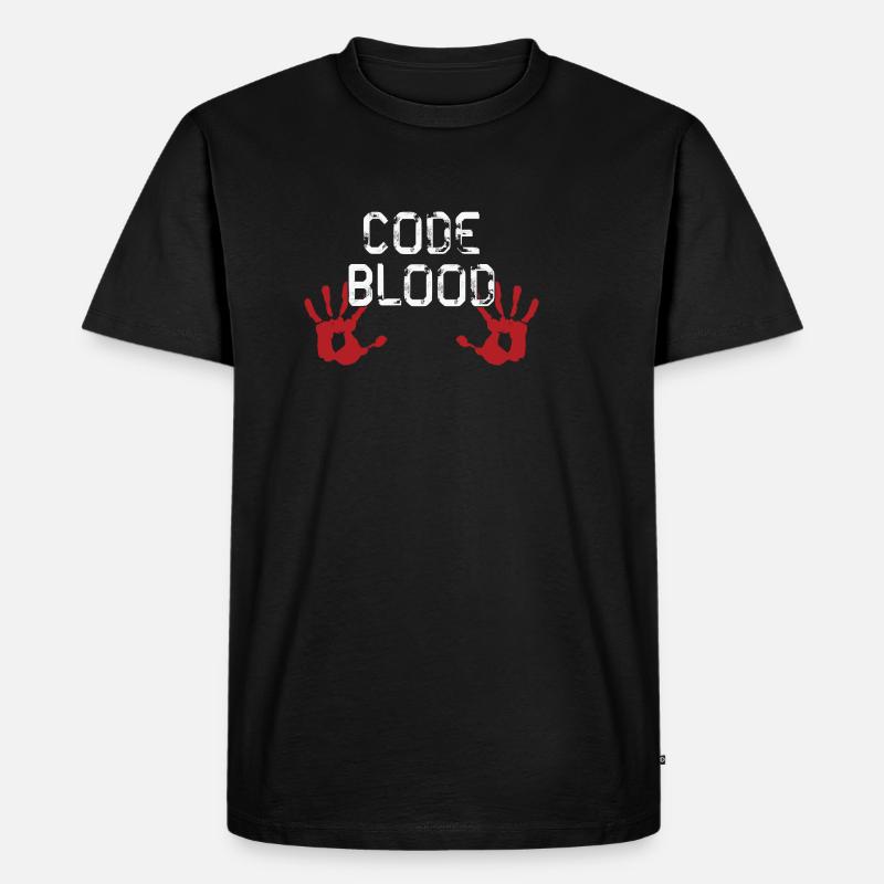 Code Blood ProgramHands - T-shirt Premium bio Homme - noir